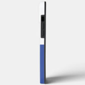  rood en blauw Eenvoudig kleurenblok Case-Mate iPhone Case (Achterkant / Links)