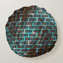 Rood en blauw gekleurd, raster of krassteen, effec