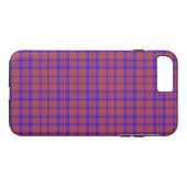 Rood en Blauw Geometrisch Rutpatroon Case-Mate iPhone Case (Achterkant (Horizontaal))