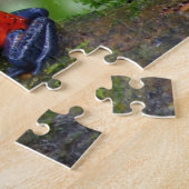 Rood- en blauw gifdekkikker legpuzzel (Zijkant)