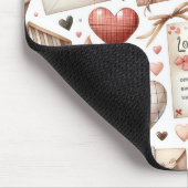 ROOD EN BLAUW GINGHAM PLAID VALENTIJNSDAG THEMA MUISMAT (Hoek)