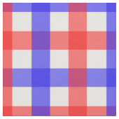 Rood en blauw Gingham Stof (Close Up)