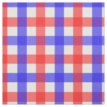 Rood en blauw Gingham