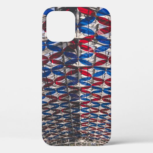 Rood en blauw glazen plafond Case-Mate iPhone case (Achterkant)