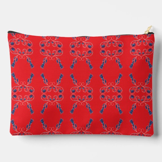 Rood en blauw groot etui (Achterkant)