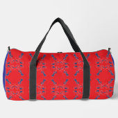 Rood en Blauw Groot Plunjezak (Voorkant)