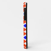 Rood en Blauw, het is Saksisch Case-Mate iPhone Case (Achterkant/links)