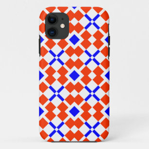 Rood en Blauw, het is Saksisch Case-Mate iPhone Case