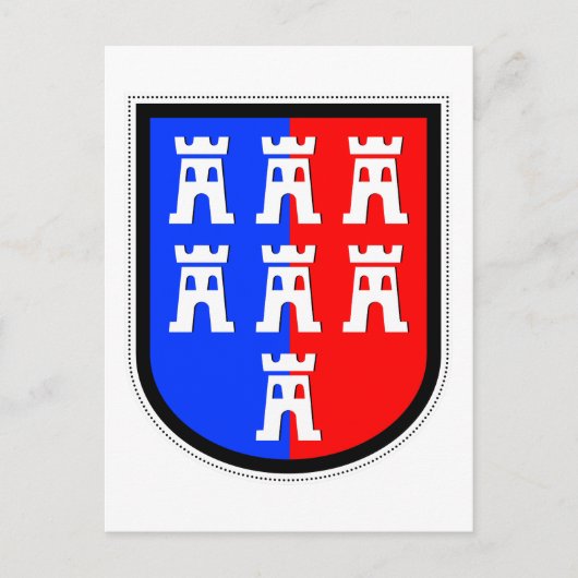 Rood en Blauw, het moet het zijn Briefkaart (Voorkant)