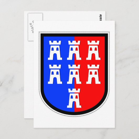 Rood en Blauw, het moet zijn Briefkaart (Voorkant / Achterkant)