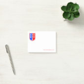 Rood en Blauw, het Saksisch Post-it® Notes (Kantoor)