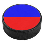 Rood- en blauw Hockey Puck (3/4)