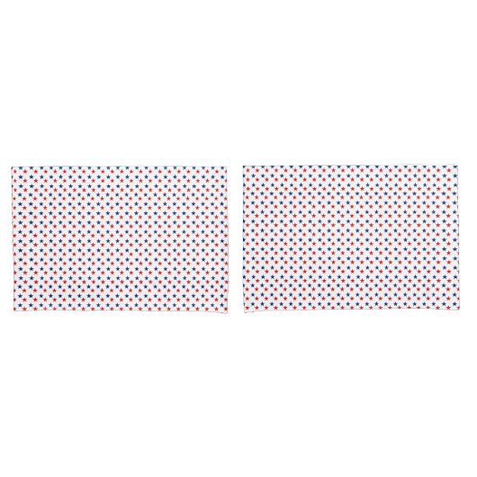 Rood en blauw Hoesje Kussensloop (Voorkant-Set)