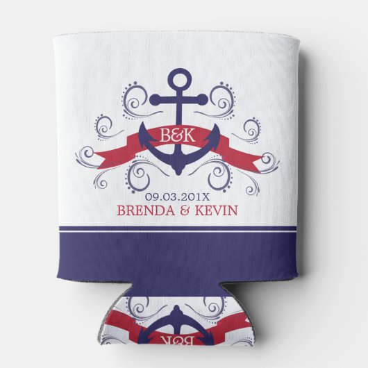 Rood- en blauw-inkepingen voor autisch anker blikjeskoeler (Achterkant)