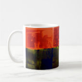 Rood en blauw koffiemok (Links)