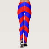 Rood En Blauw Leggings (Achterkant)
