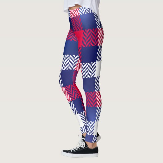 Rood en blauw leggings (Links)