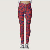 Rood en blauw leggings (Voorkant)