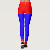 Rood En Blauw Leggings (Achterkant)