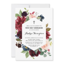 Rood en blauw Lijst Eerste Heilige Communie