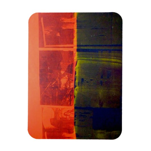 Rood en blauw magneet (Verticaal)