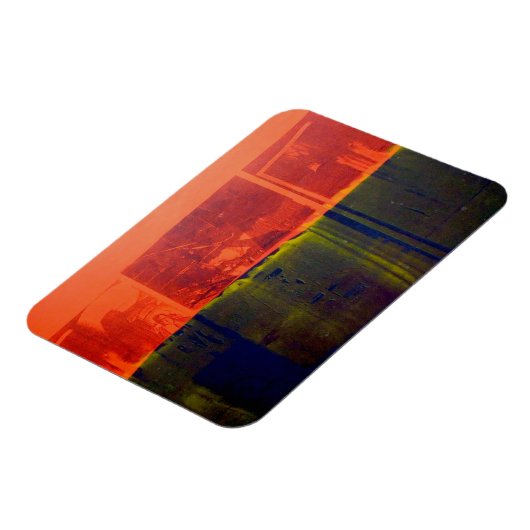 Rood en blauw magneet (Linkerzijde)