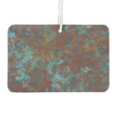 Rood en Blauw marmer abstract Luchtverfrisser (Achterkant)