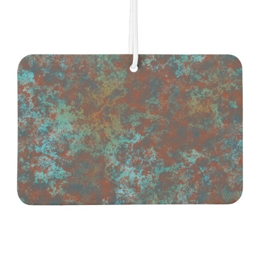 Rood en Blauw marmer abstract Luchtverfrisser (Voorkant)