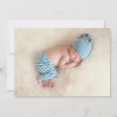 Rood en blauw momentopname 2 Aankondiging van gebo (Achterkant)