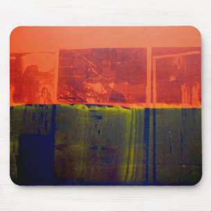 Rood en blauw muismat