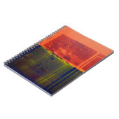 Rood en blauw notitieboek (Linkerzijde)