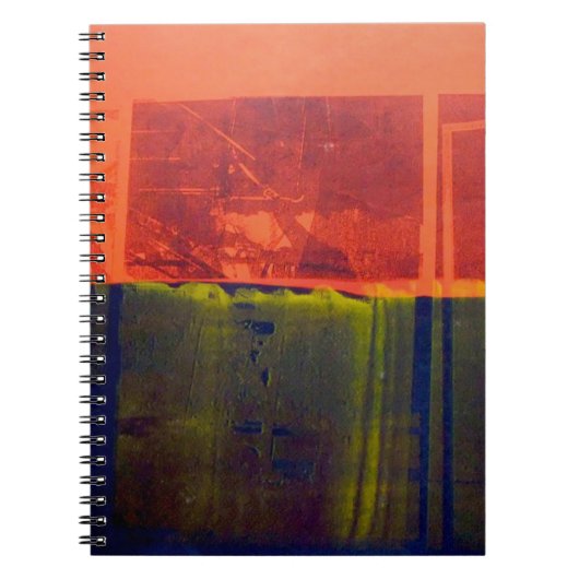Rood en blauw notitieboek (Voorkant)