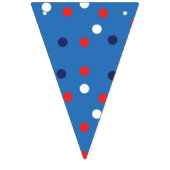 Rood en blauw op 4 juli vlaggetjes (Eerste vlag)