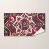 Rood en blauw Perzisch ontwerp Bad Handdoek (Handdoek)