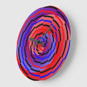 Rood en blauw randapparaat van Kenneth Yoncich Grote Klok (Hoek)