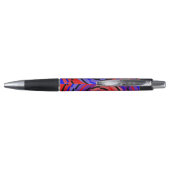 Rood en blauw randapparaat van Kenneth Yoncich Pen (Achterkant)