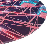 Rood en blauw reuzenrad snijplank (Hoek)