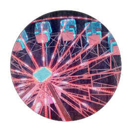 Rood en blauw reuzenrad snijplank