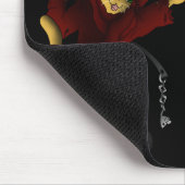 Rood- en blauw roerkleppen muismat (Hoek)