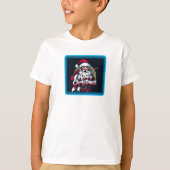 Rood en blauw Sinterklaas T-shirt (Voorkant)