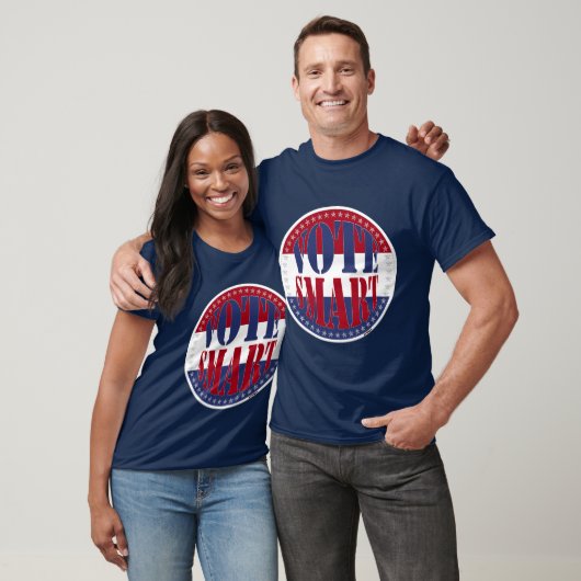 Rood en Blauw STEM SLIM T-shirt (Unisex)
