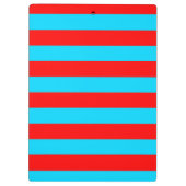 Rood en blauw strepen ontwerp klembord (Achterkant)