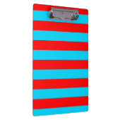 Rood en blauw strepen ontwerp klembord (Rechts)
