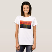 Rood en blauw t-shirt (Voorkant volledig)