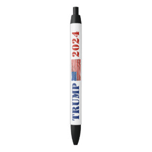 Rood en Blauw Trump 2024 Campagne Promotie Pen