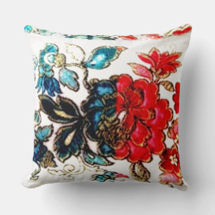 Rood en blauw ventiel kussen