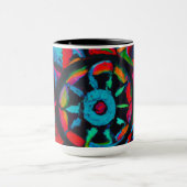 Rood en Blauw Wiel Mok (Midden)