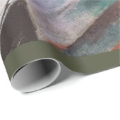 Rood- en blauwe paarden cadeaupapier (Rol Hoek)