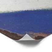 Rood- en blauwe paarden poster (Hoek)