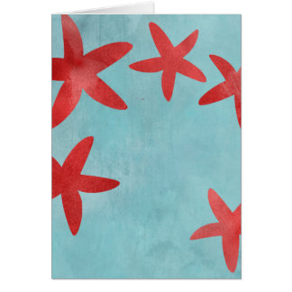 Rood en blauwe Starfish